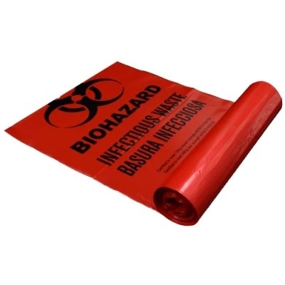 LDPE / HDPE Plastik Biyomedikal Atık Bertaraf Torbaları