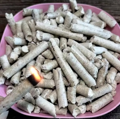 15Kg Plastik Paketler Preslenmiş Doğal Katı Yakıt İçin Ahşap Peletler