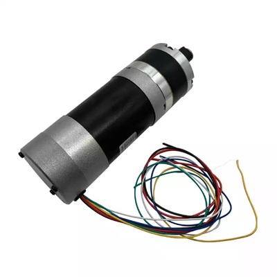 12v 24v 36v 48v Fırçasız DC Planet Dişli Motoru Konik Dişli Düşük Gürültü 57MM