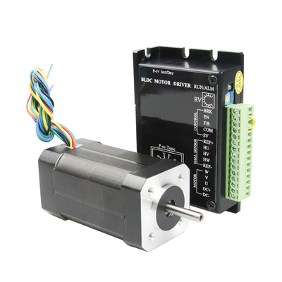 24v 77.5W 42mm Kare 3 Fazlı BLDC Fırçasız Dişli Motor 4000rpm
