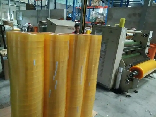 Özel Logo Akrilik Şeffaf Ambalaj Bandı, OEM Yapıştırıcı Şeffaf Bant