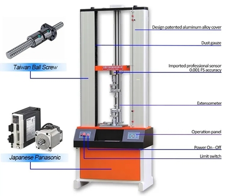 Bilgisayar Çekme Dayanımı Test Cihazı, Makine Endüstrisi İçin Üniversal Çekme Test Cihazı
