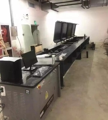 200Ton Elektro Hidrolik Servo Yatay Test Makinesi Özelleştirilmiş OEM
