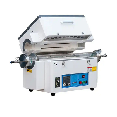 Fabrikada metal malzeme testi için 1400 ℃ vakum tüplü fırın kullanılır