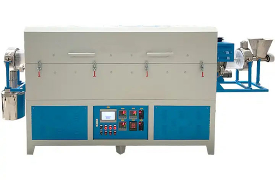 1600 ℃ Çok Sıcaklık Bölgeli Borulu Fırın Bireysel Olarak Kontrol Edilebilir