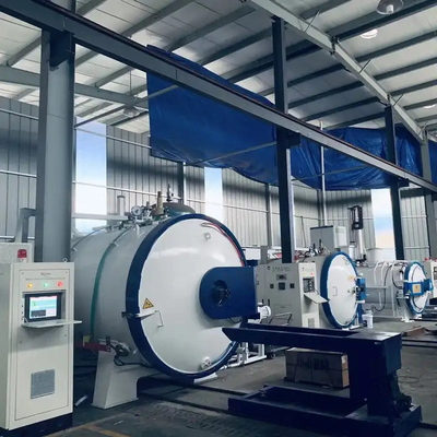 Karbür Isıtma Vakumlu Sıcak Pres Sinterleme Fırını 300 Ton