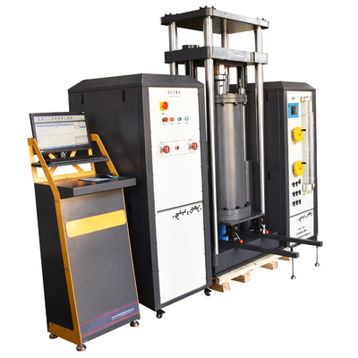 Kaya Ve Kaba Zemin Üç Eksenli Test Aparatı Model GSA-974TB 300x300x600mm
