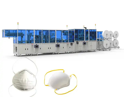 Satılık Tam Otomatik Kn95 Tek Kullanımlık Maske Üretim Hattı