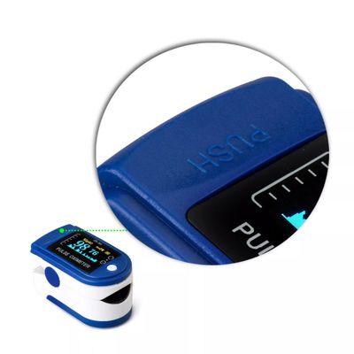 1.5V * 2 FCC Rohs Parmak Pulse Oksimetre Dijital Tüp Ev Oksijen Doygunluğu Monitörü