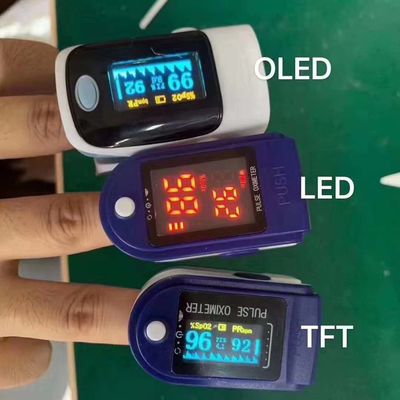 30mA 240BPM Oksijen Sensörü Parmak Monitörü %99 Kan Doygunluğu