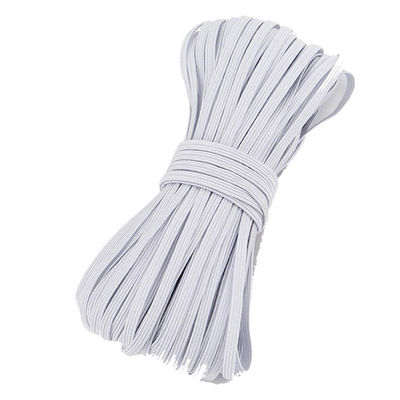 Tek Kullanımlık Cerrahi Maske için 3mm Spandex Düz Yuvarlak Elastik Kulak Askısı