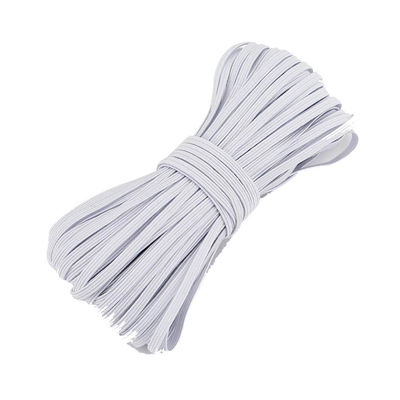 Tek Kullanımlık Cerrahi Maske için 3mm Spandex Düz Yuvarlak Elastik Kulak Askısı