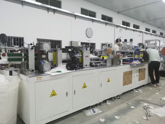 220V Ultrasonik Tam Otomatik Nonwoven Tıbbi Yüz Maskesi Makinesi