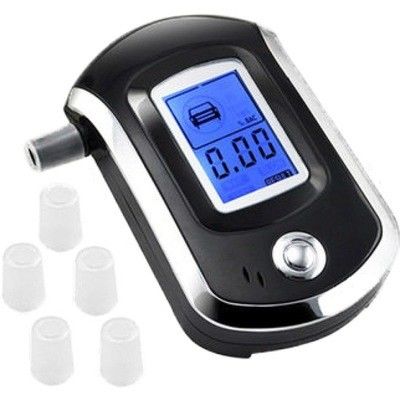 Ağızlık ile MCU Kontrol Dijital Breathalyer Acohol Tester