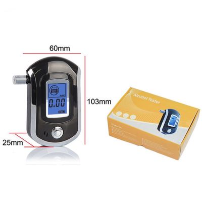 Ağızlık ile MCU Kontrol Dijital Breathalyer Acohol Tester