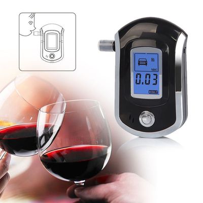 Ağızlık ile MCU Kontrol Dijital Breathalyer Acohol Tester