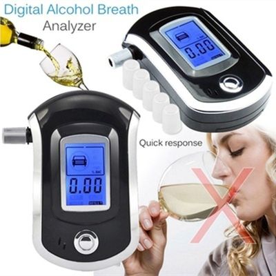Ağızlık ile LCD Ekran Hızlı Analiz Nefes Alkol Test Cihazı