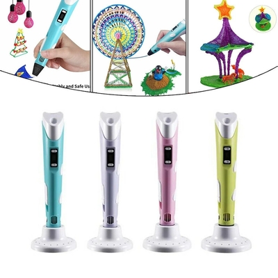 OLED Ekranlı Mini Akıllı Çizim 3D Yazıcı Kalem 5V 2A