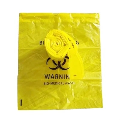 Biyobozunur Tek Kullanımlık LDPE / HDPE Biyolojik Tehlikeli Çöp Torbaları